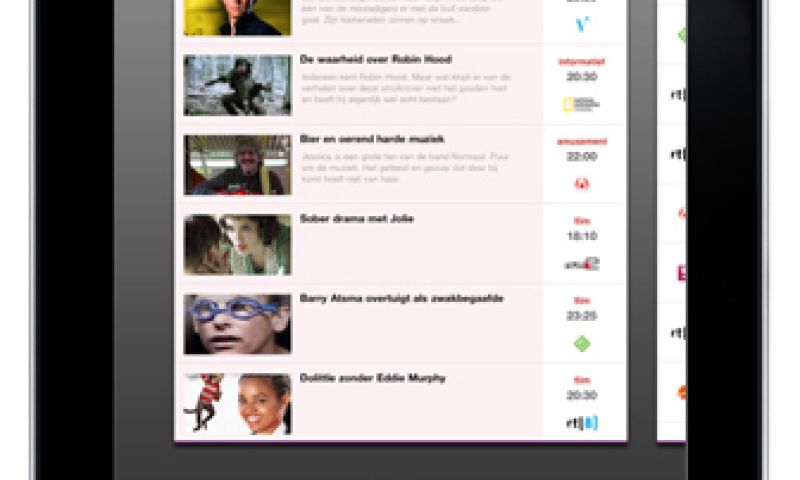 TVGids.nl voor iPad
