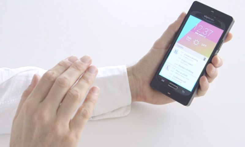 Bedienen we straks zo onze smartphones zonder aanraken?