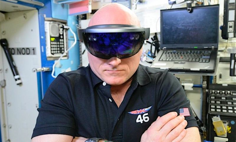 Astronauten positief over Hololens in de ruimte