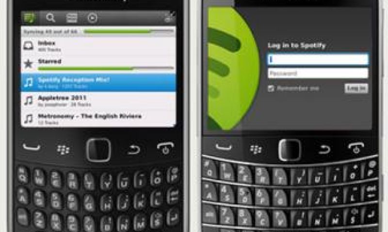 Spotify naar Blackberry en Boxee
