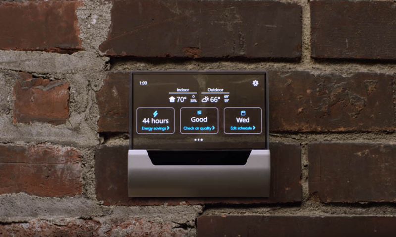 Microsoft toont fraaie thermostaat met Cortana