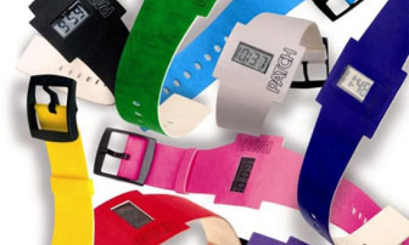 Een, twee, drie, vier, horloge van papier