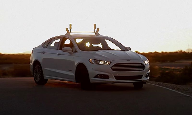 Ford test zelfrijdende auto in complete duisternis