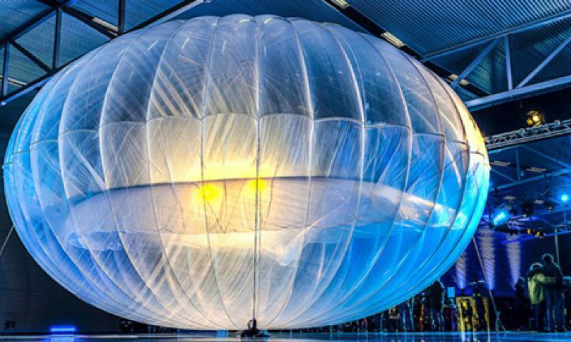 Google geeft heel Sri Lanka internet vanuit ballonnen