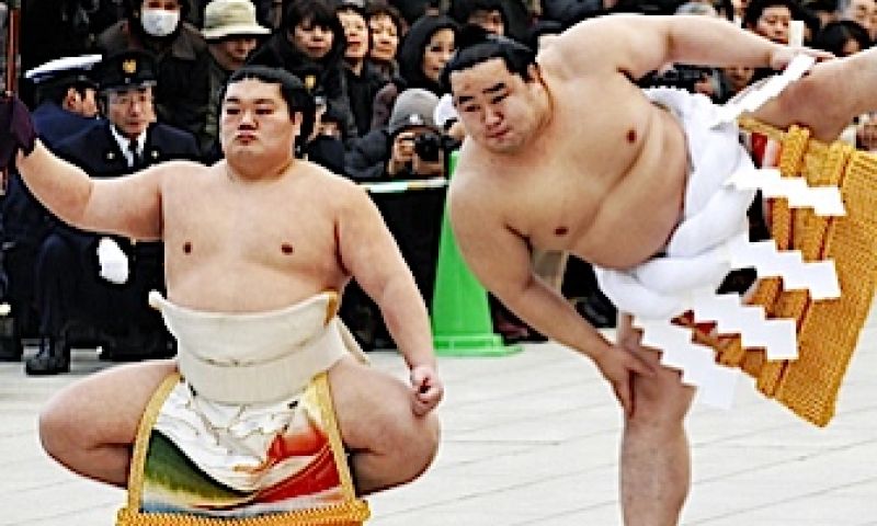 iPad ideaal voor Sumo-worstelaars