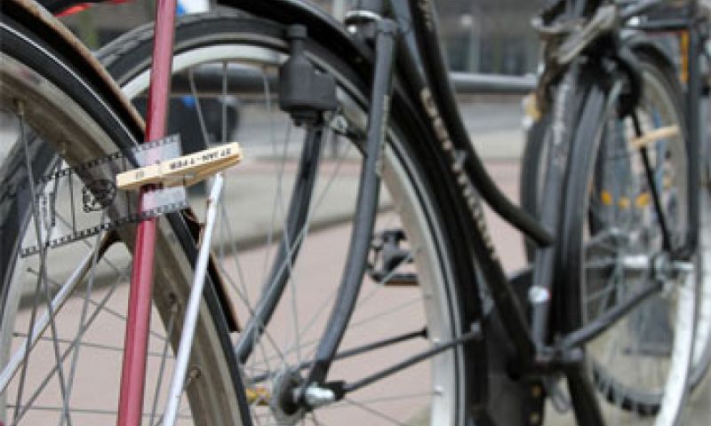 Guerrilla-actie op de fiets