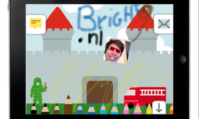 Digitale iPad-tekeningen voor opa en oma