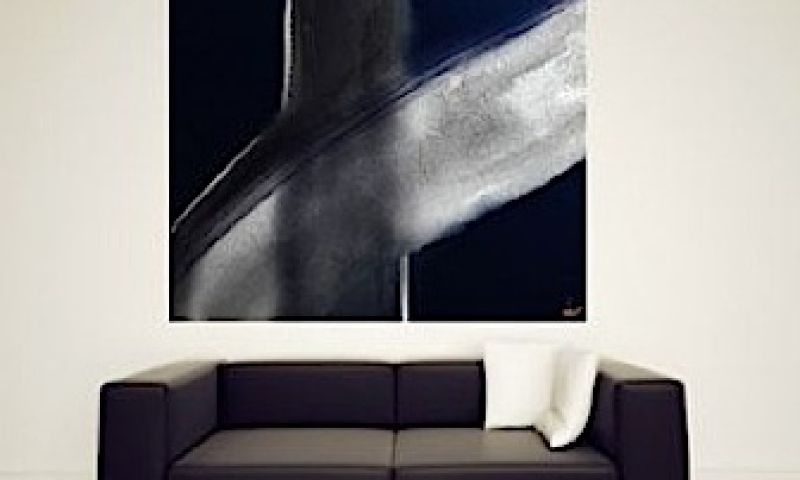 Tabletkunst aan de muur