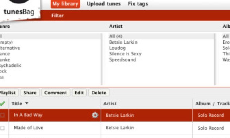 Tunesbag speelt je muziek in de cloud