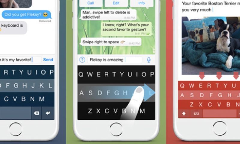 Fleksy, het slimste iOS8-toetsenbord?