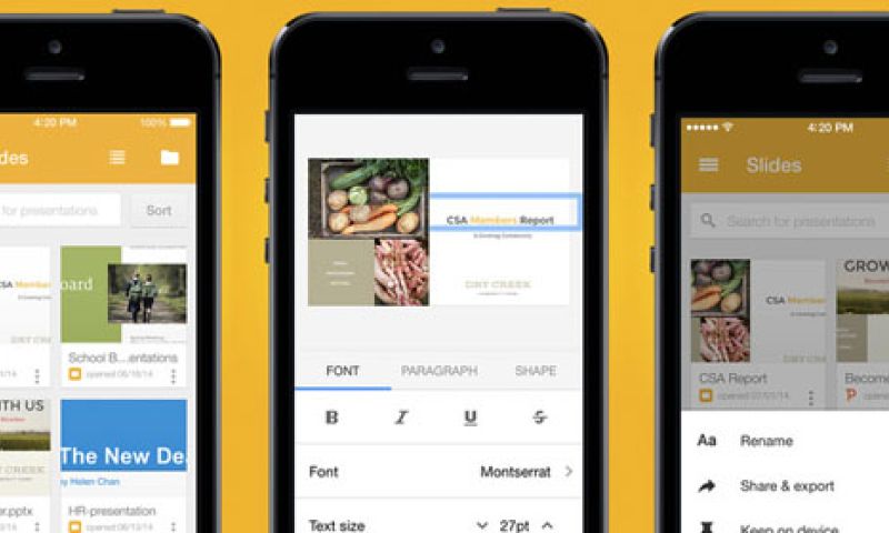 Google Presentaties
