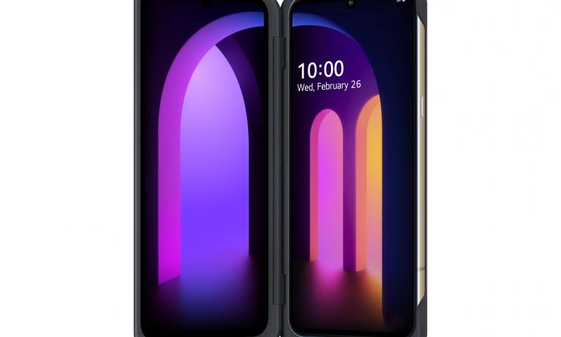 LG onthult V60-smartphone met twee schermen en 8K-camera