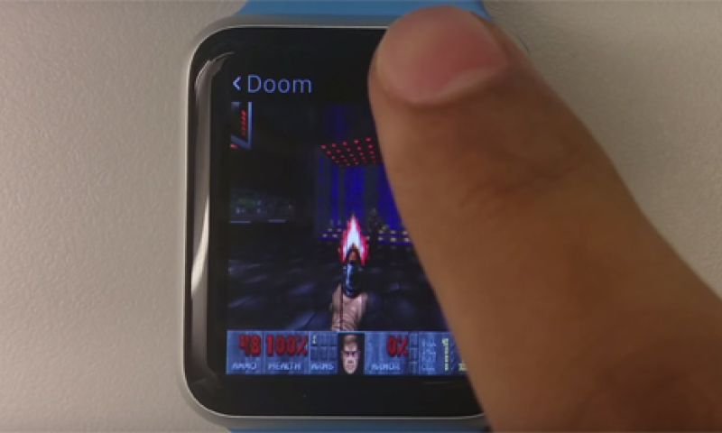 Video: Doom nu ook te spelen op Apple Watch en Apple TV