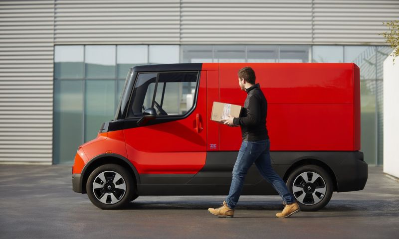 Renault EZ-FLEX bezorgauto bezorgt je pakje klimaatneutraal