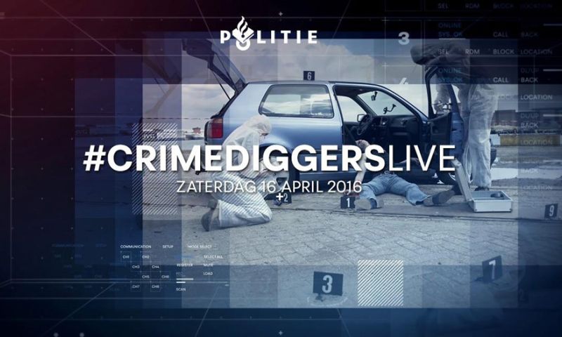 Spoor criminelen op tijdens #CrimediggersLIVE