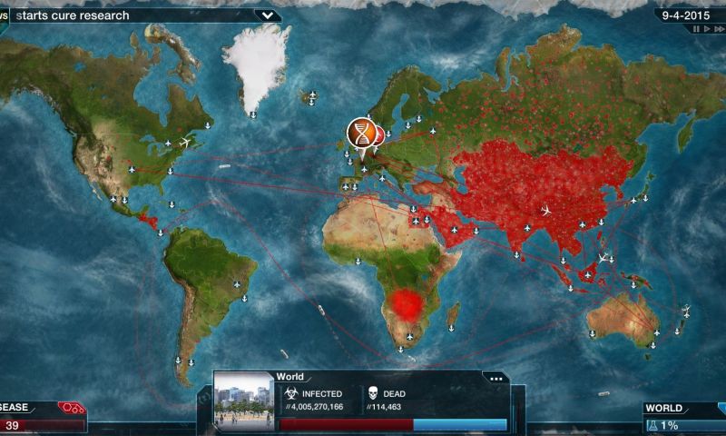 Virus-game populair coronavirus plague inc china