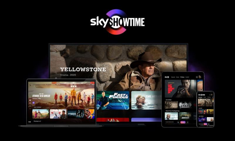 Streamingdienst Skyshowtime kost 7 euro per maand in Nederland
