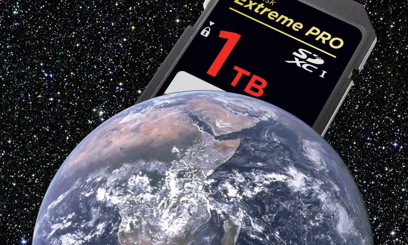 's Werelds grootste SD-kaart: 1 terabyte