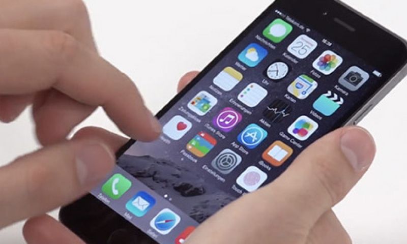 Vingers van gebruikers smartphones zijn gevoeliger