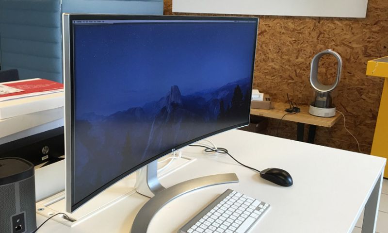 Eerste indruk: Curved 4K-monitor van LG