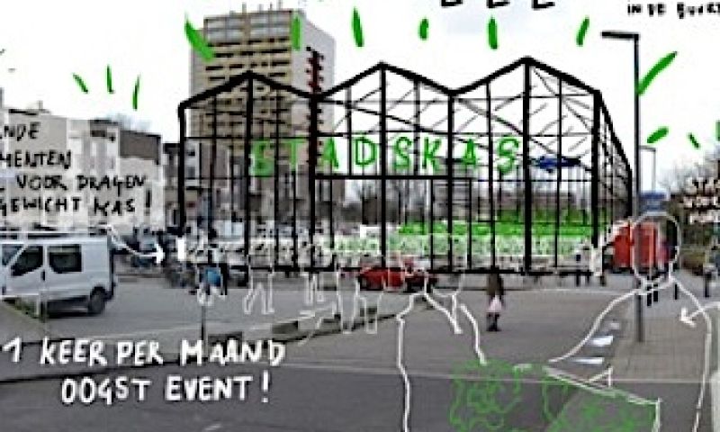 Een kas in Rotterdam-centrum