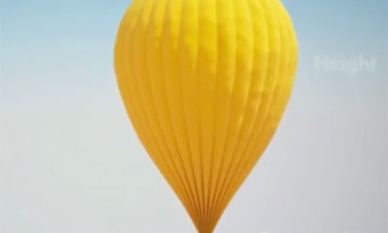 Ice from the sky: een luchtballon als koelkast