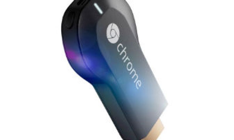 Google's Chromecast streamt via de cloud naar je tv