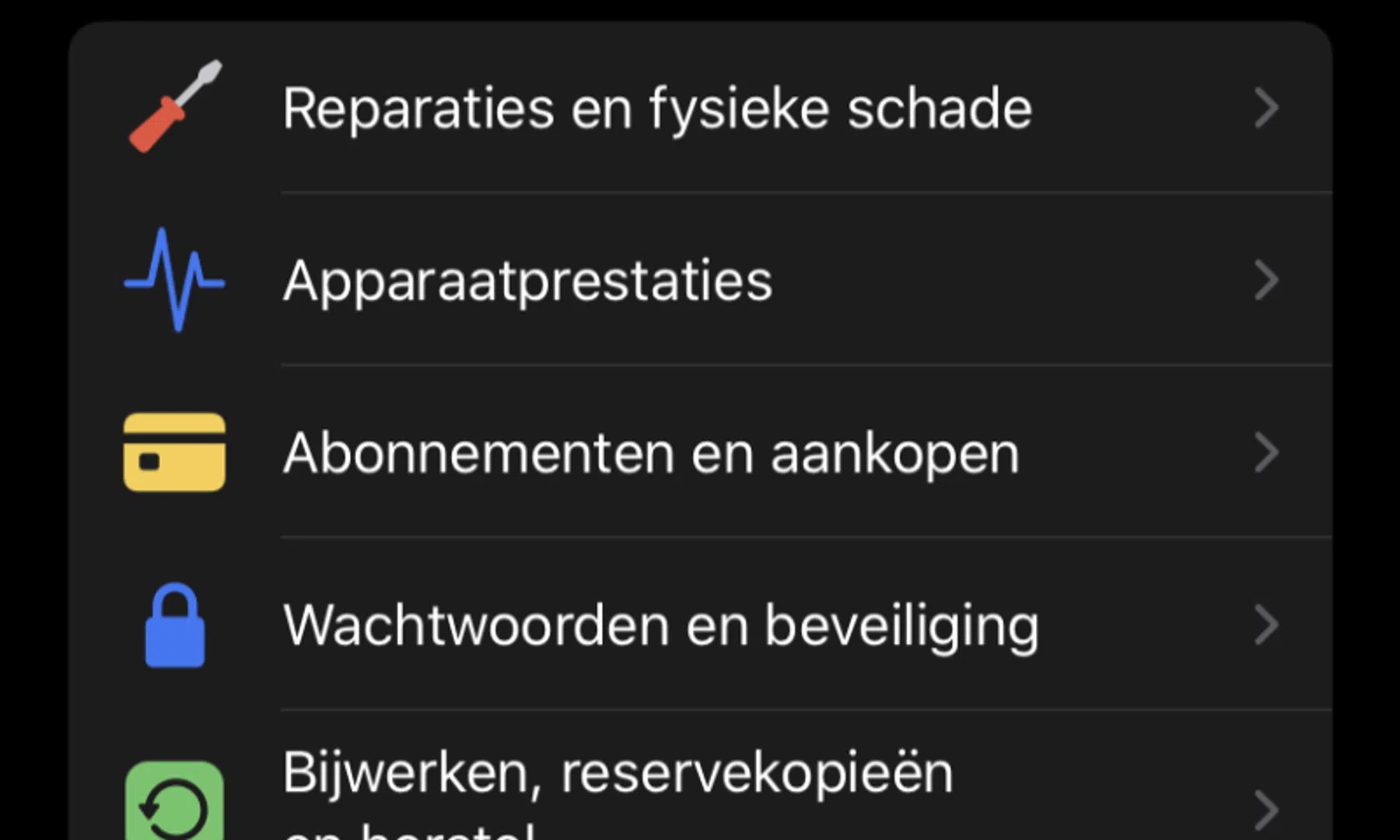 Apple Support-app donkere modus en nieuwe interface via update