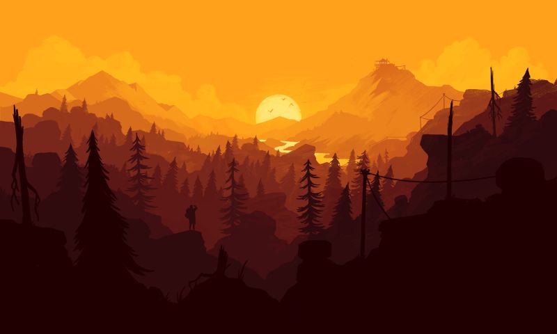 Foto's uit toffe game Firewatch worden echt afgedrukt