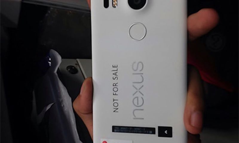 Foto van vermeende LG Nexus-smartphone gelekt
