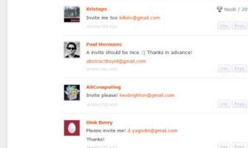 Massale jacht op invites Google+