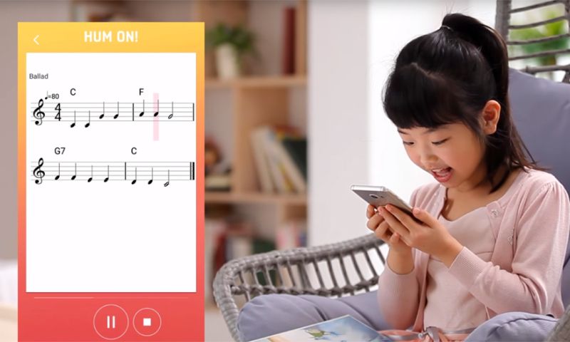 Samsung-app laat je muziek componeren door te neuriën