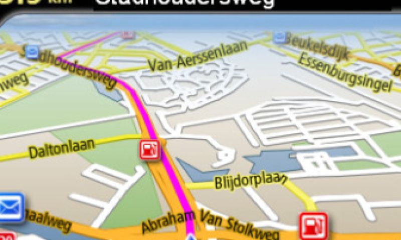 Navigatie-app van 4 euro concurrent voor TomTom