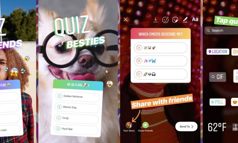 Instagram voegt quiz-sticker toe aan Stories