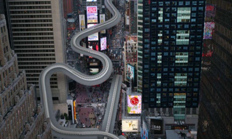 Wat als de Winterspelen in hartje New York waren?