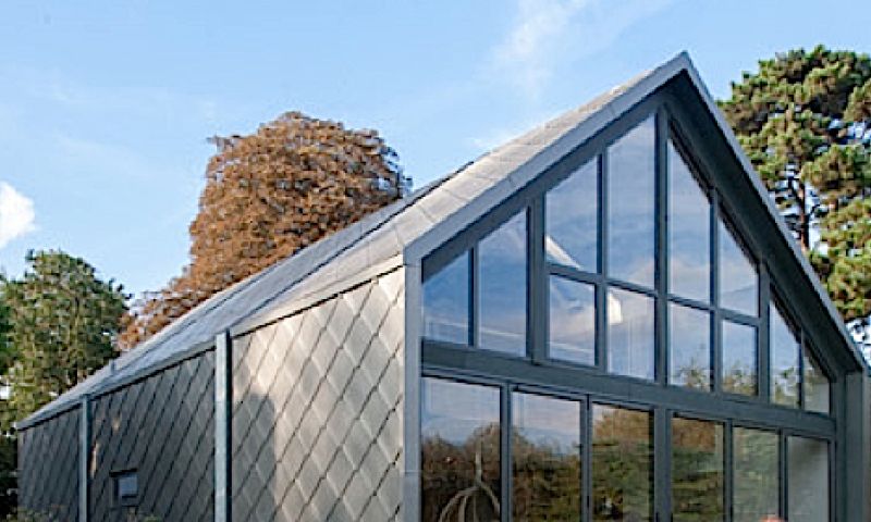 Stormbestendig huis blijft drijven