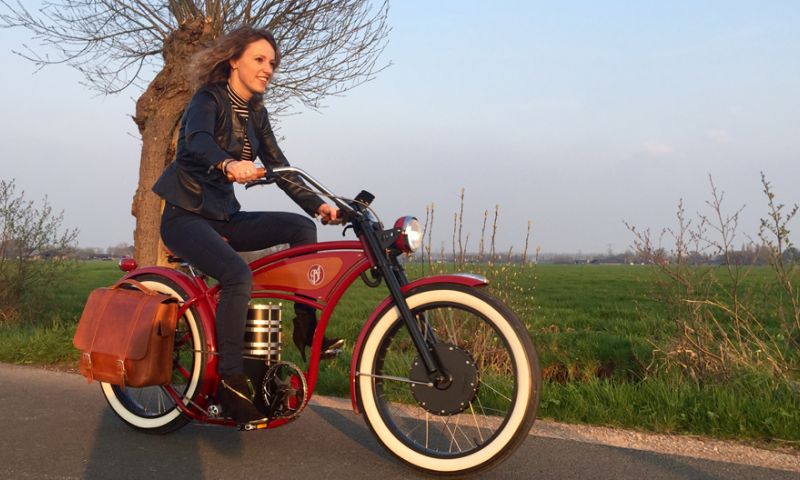 Geen brullende motor: e-bike met retro Harley-looks