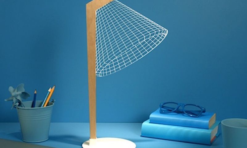Optische illusie: deze lamp is eigenlijk plat