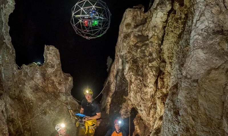 ESA test crashbestendige drones voor ruimtegrotten