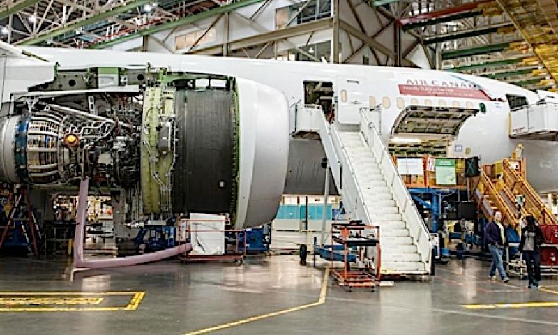 Zonder reboot valt de stroom van de Boeing 787 uit