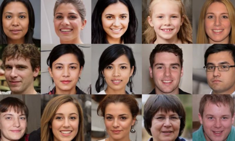 De levensechte gezichten op deze site zijn gemaakt met AI