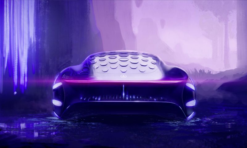 Mercedes toont Avatar-auto met bewegende schubben