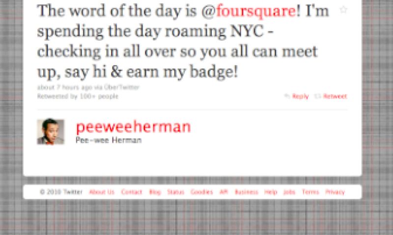 Foursquare gaat ook aan de celebrities