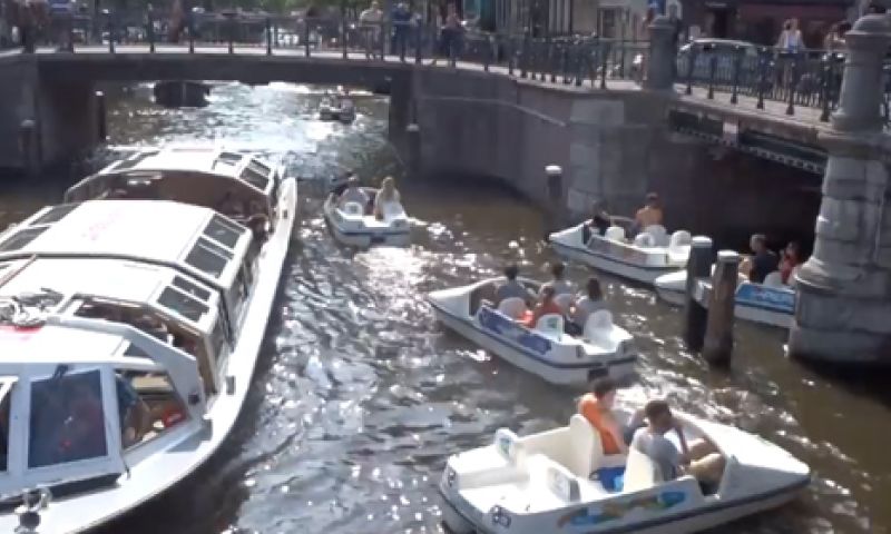 Amsterdamse grachten in Canal View op Google Maps