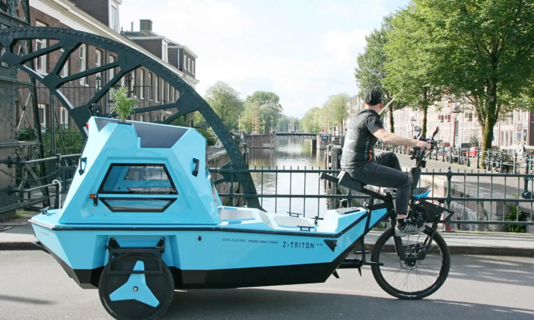 e-bike boot fiets camper triton