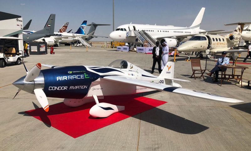 Airbus onthult 's werelds eerste elektrische race vliegtuig