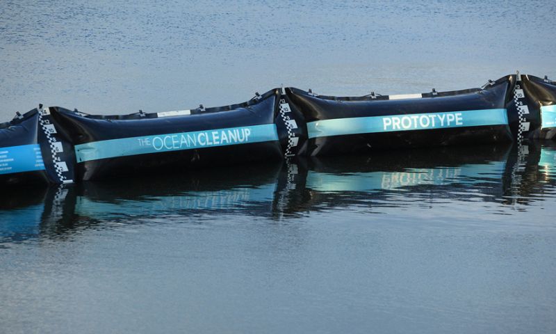 Ocean Cleanup start vandaag met plastic vissen uit de Noordzee