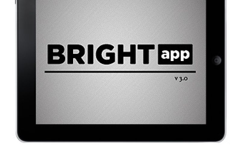 Nieuwe Bright iOS app fullscreen op iPad