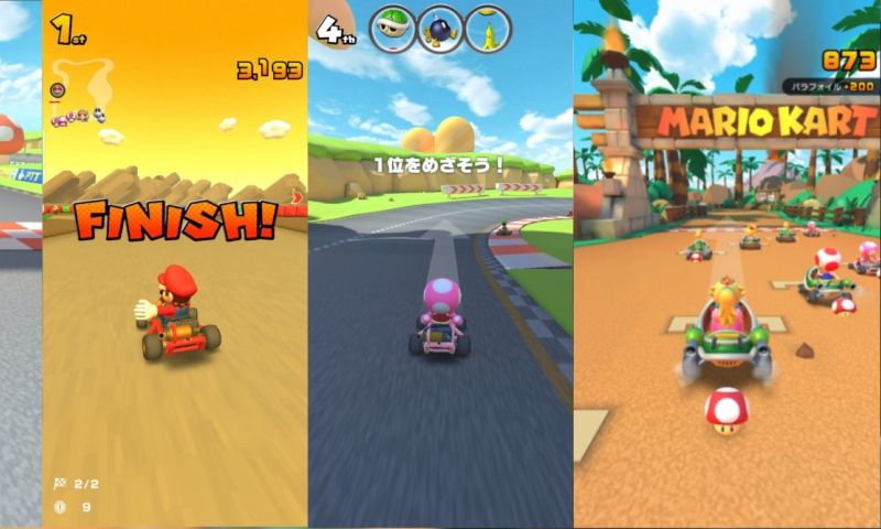 Eerste beelden Mario Kart voor smartphones gelekt