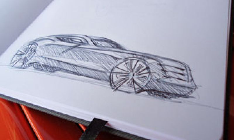 Schetsboek voor wannabe auto-ontwerpers